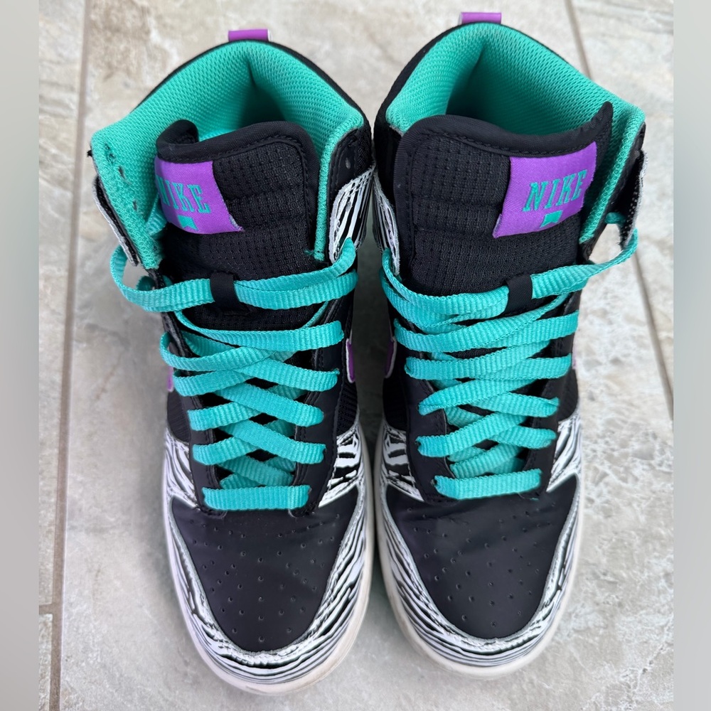 Nike Dunk 6.0 Premium High Liquid City Liberty Zebra Sky Rare - Picture 4 of 11